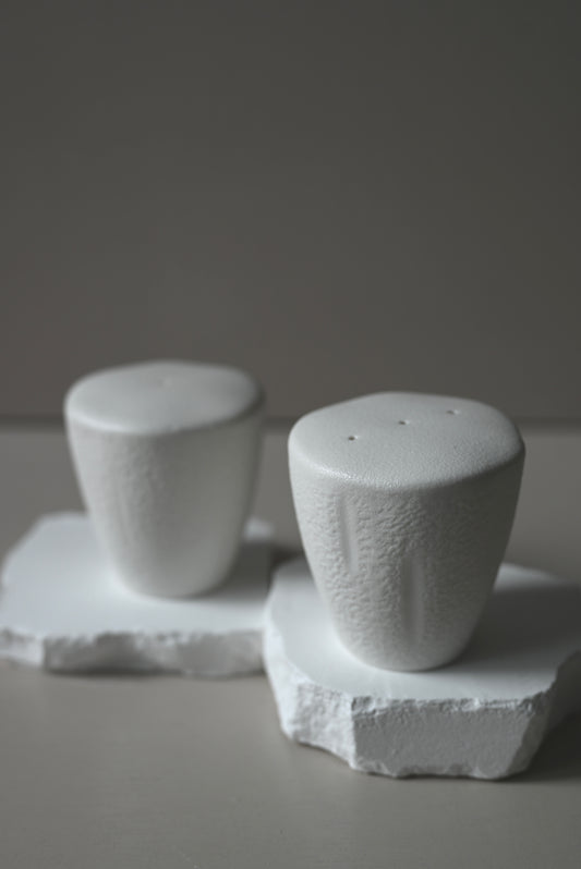 ''Stone series'' salt & pepper set