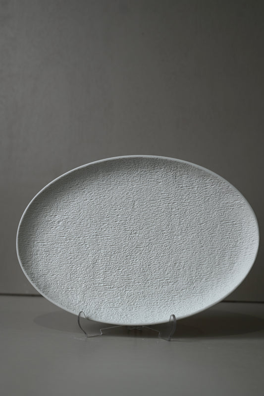 ''Stone series'' oval plate Ø 27 x 2cm