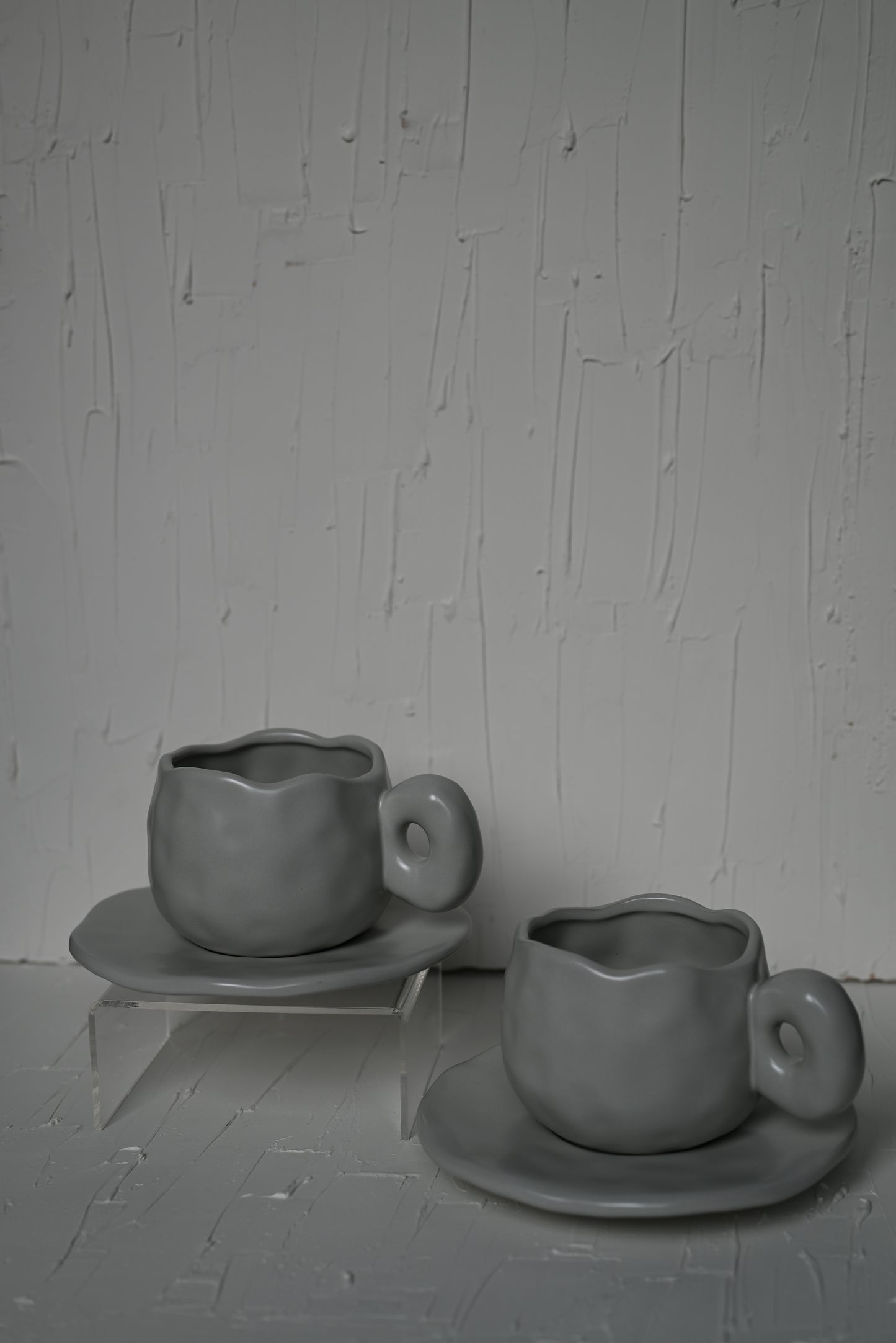 Tasse à café harmonie taupe