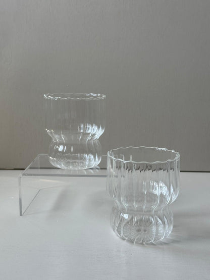 Glassware Striped tulp | 2 stuks | 310 ml