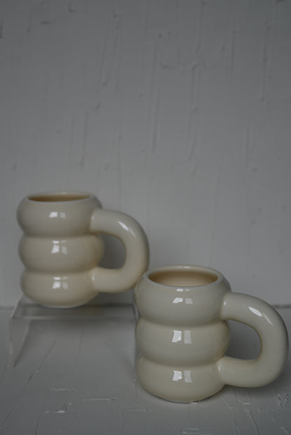 Coffee mug stockholm beige