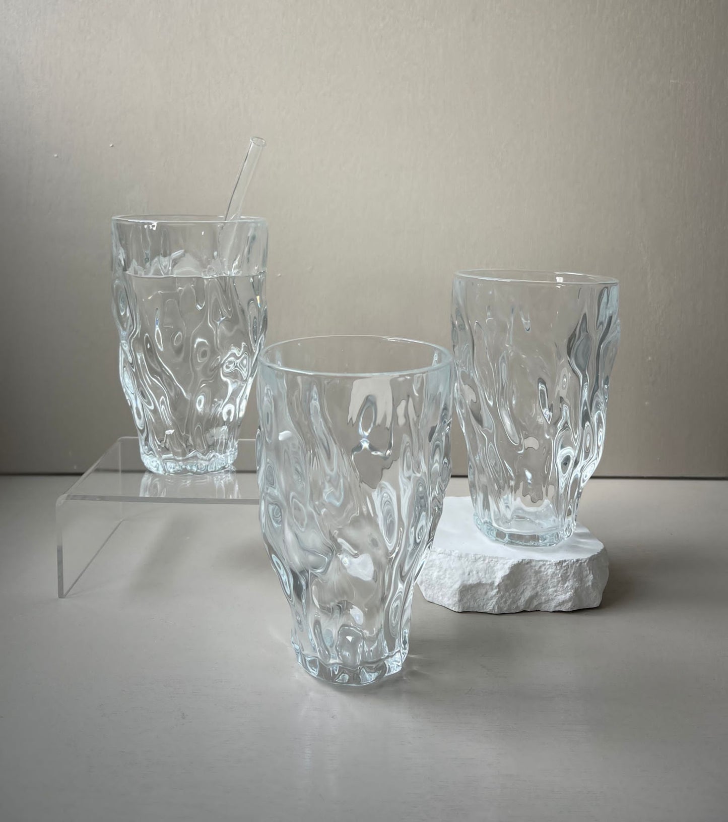 Glassware mountain