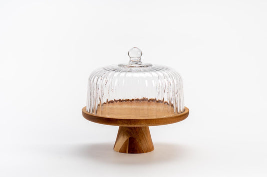 Cake plate acacia 30cm