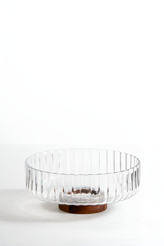 Cake plate acacia 26cm
