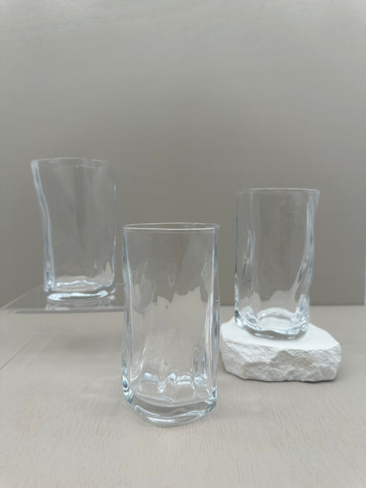 Glassware wave 6pcs