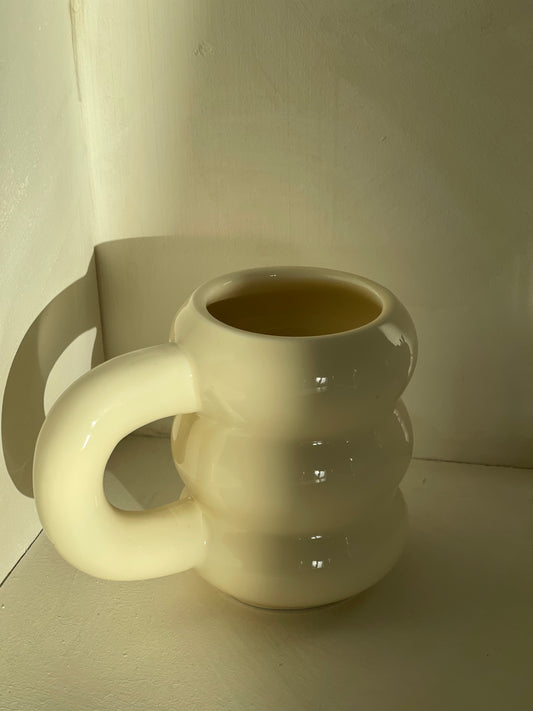 Coffee mug stockholm beige