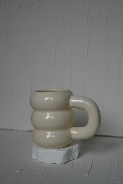 Coffee mug stockholm beige