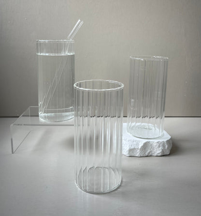 Glassware Striped Long | 2 stuks | 400 ml